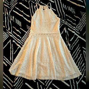 Mossimo Supply Co. White Lace Sundress size S